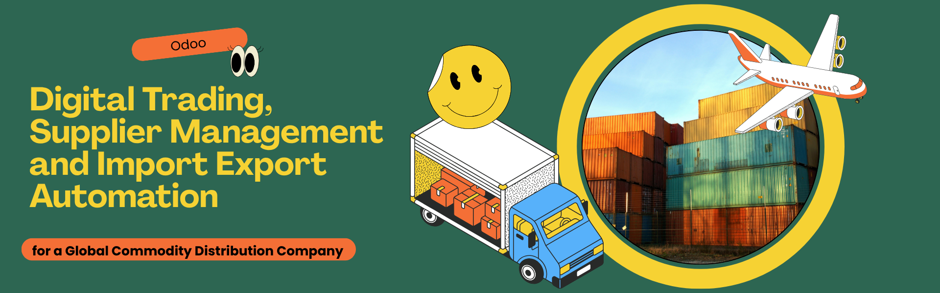 Odoo Digital Trading, Supplier Management and Import Export Automation for a Global Commodity Distribution Company